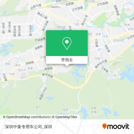 深圳中集专用车公司地图