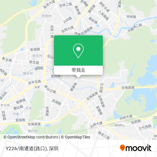 Y226/南通道(路口)地图