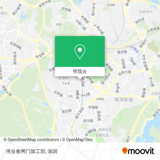 伟业卷闸门加工部地图