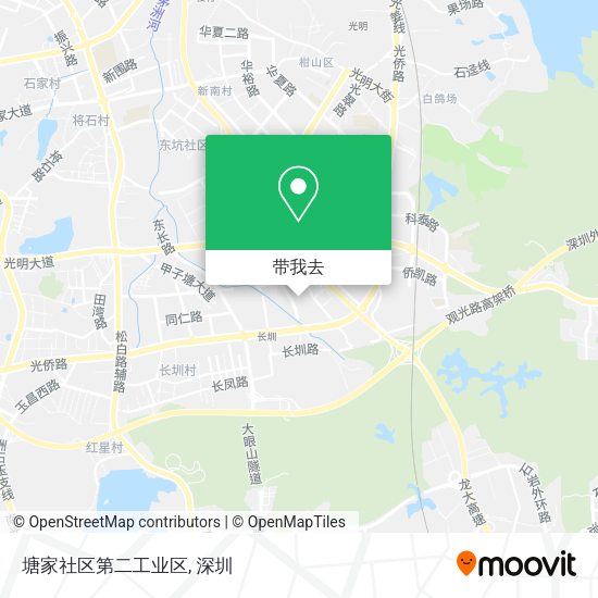 塘家社区第二工业区地图