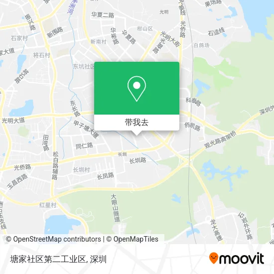 塘家社区第二工业区地图