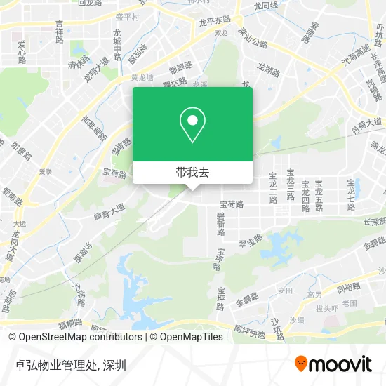 卓弘物业管理处地图