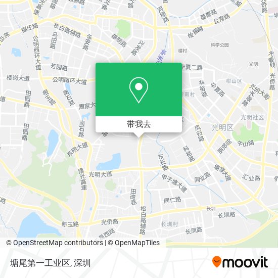 塘尾第一工业区地图