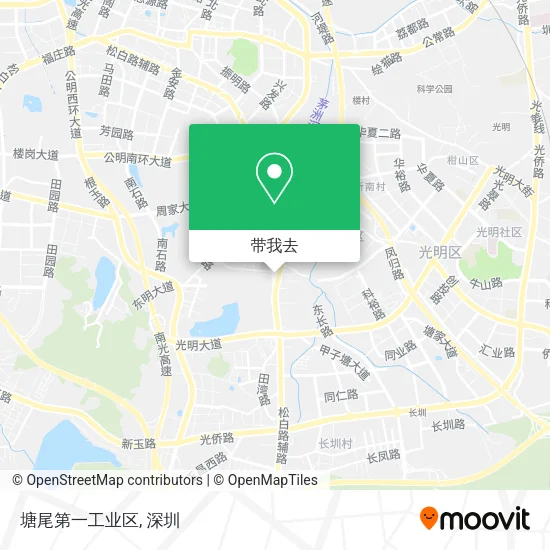 塘尾第一工业区地图