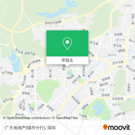 广天地地产(城市分行)地图