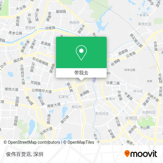 俊伟百货店地图