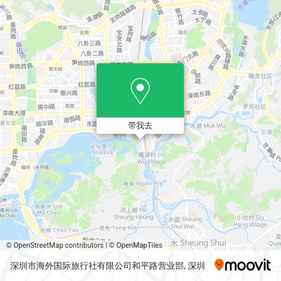 深圳市海外国际旅行社有限公司和平路营业部地图