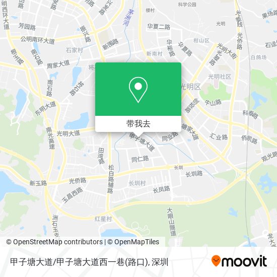甲子塘大道/甲子塘大道西一巷(路口)地图