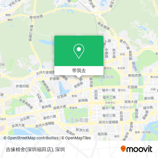 吉缘精舍(深圳福田店)地图