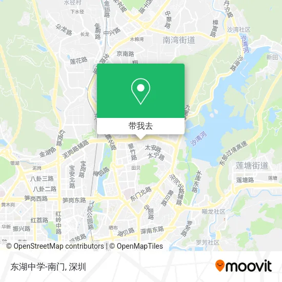 东湖中学-南门地图