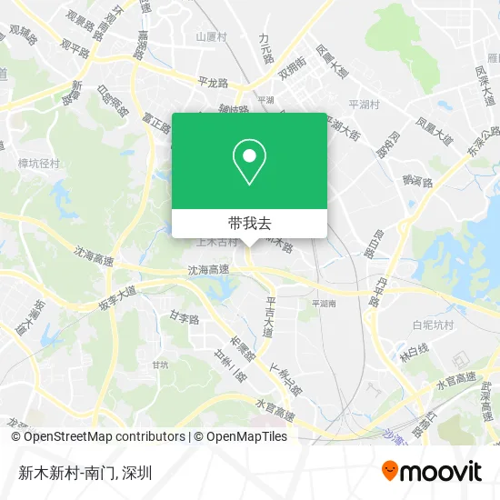新木新村-南门地图