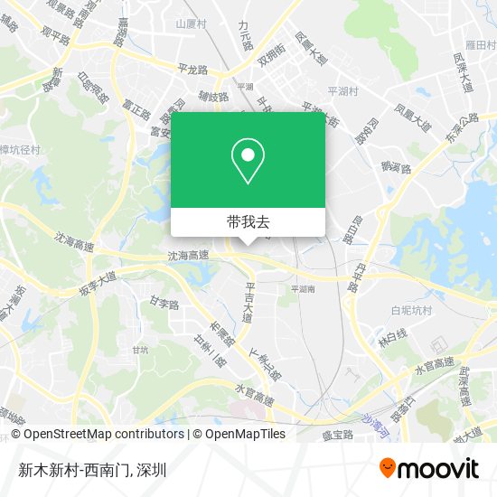新木新村-西南门地图
