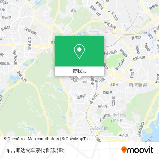 布吉顺达火车票代售部地图