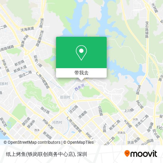 纸上烤鱼(铁岗联创商务中心店)地图