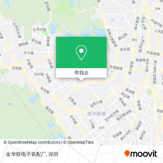 金华联电子装配厂地图