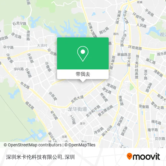 深圳米卡伦科技有限公司地图