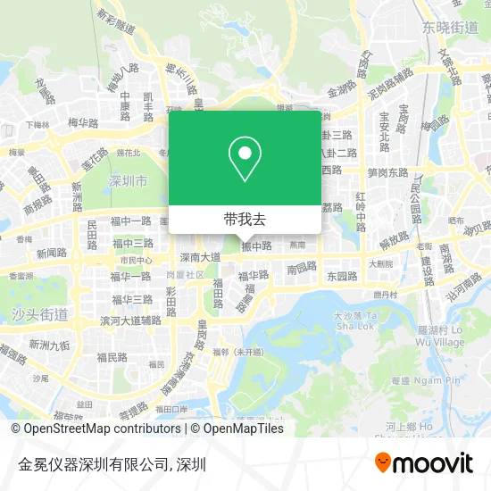 金冕仪器深圳有限公司地图
