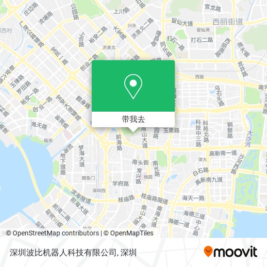深圳波比机器人科技有限公司地图