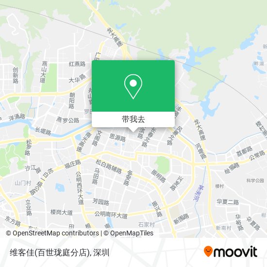 维客佳(百世珑庭分店)地图