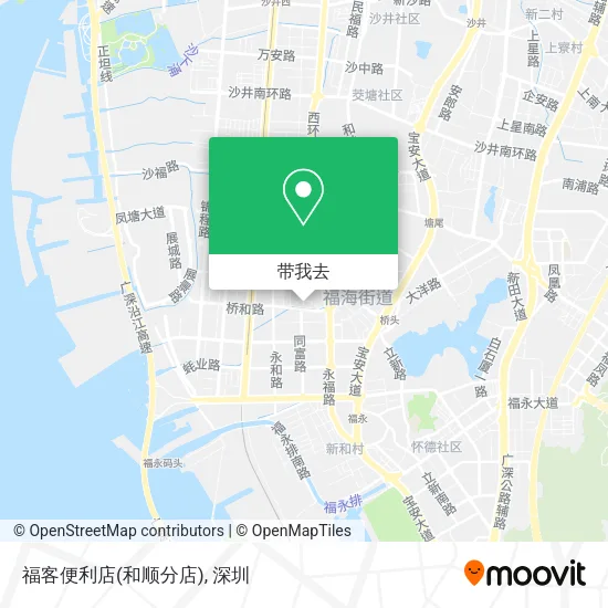 福客便利店(和顺分店)地图
