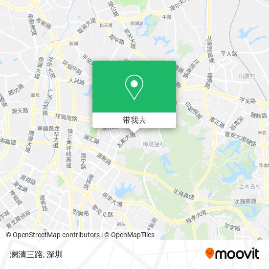 澜清三路地图