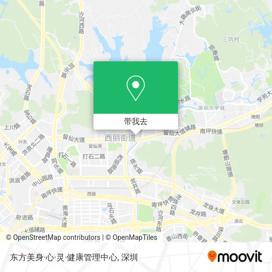 东方美身·心·灵·健康管理中心地图
