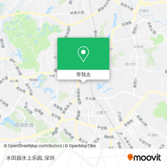 水田园水上乐园地图
