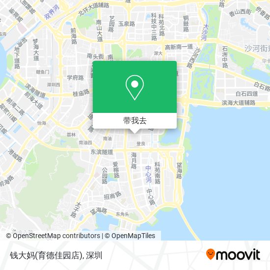 钱大妈(育德佳园店)地图