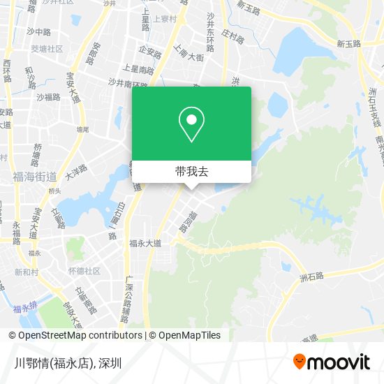 川鄂情(福永店)地图