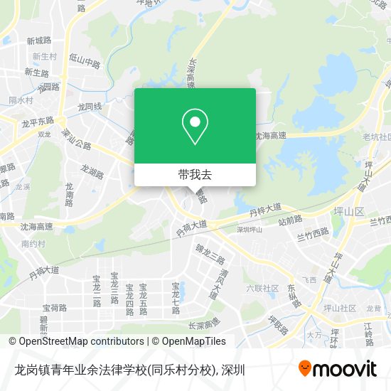 龙岗镇青年业余法律学校(同乐村分校)地图