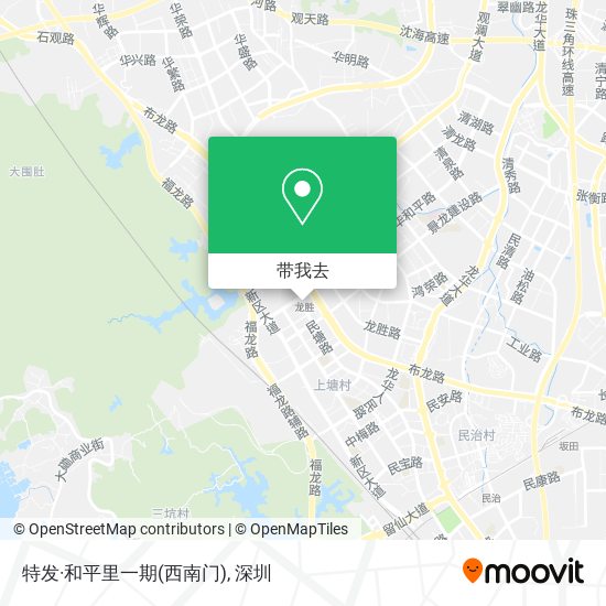 特发·和平里一期(西南门)地图