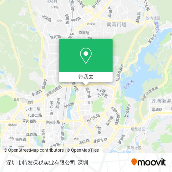 深圳市特发保税实业有限公司地图