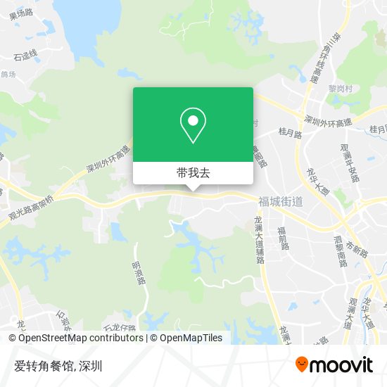 爱转角餐馆地图