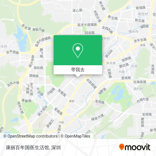 康丽百年国医生活馆地图