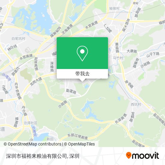深圳市福裕来粮油有限公司地图