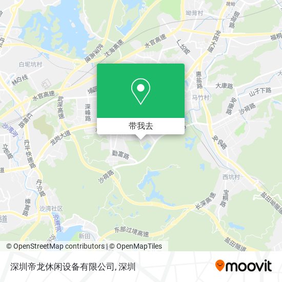 深圳帝龙休闲设备有限公司地图