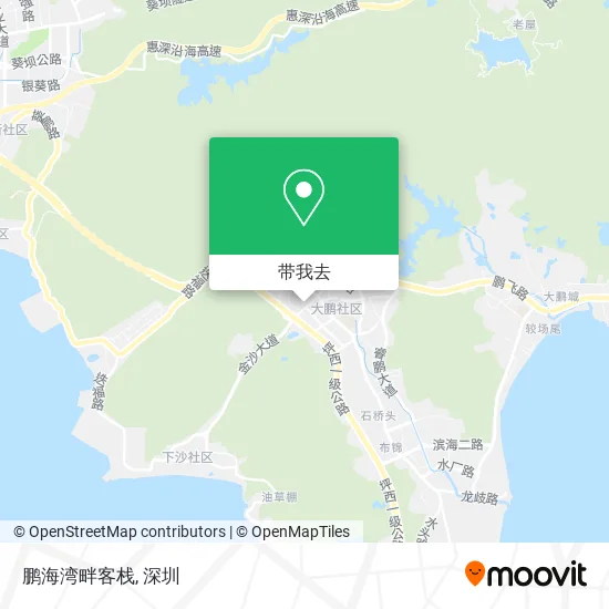 鹏海湾畔客栈地图
