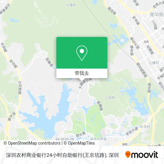 深圳农村商业银行24小时自助银行(王京坑路)地图