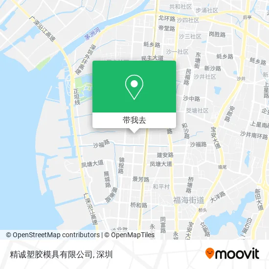 精诚塑胶模具有限公司地图