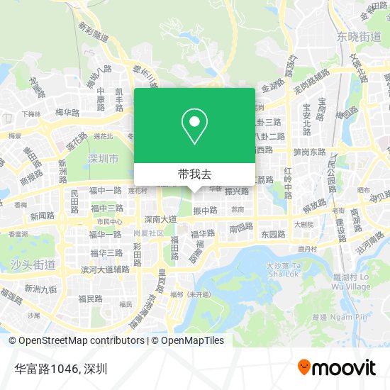 华富路1046地图