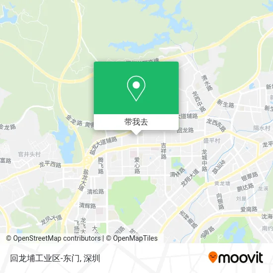 回龙埔工业区-东门地图