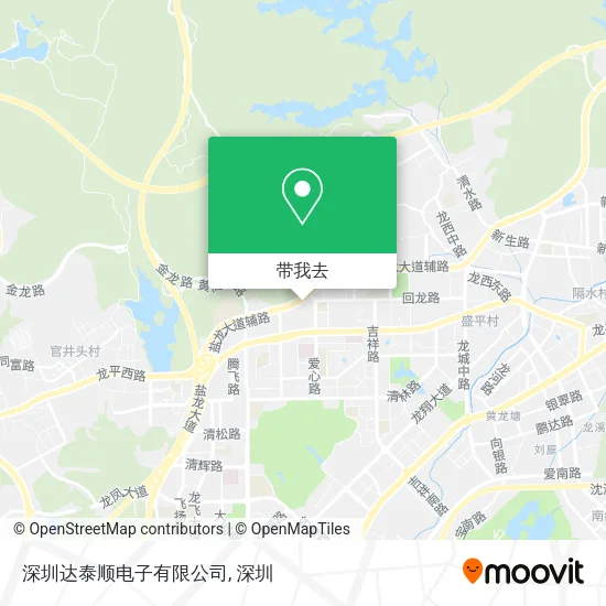 深圳达泰顺电子有限公司地图