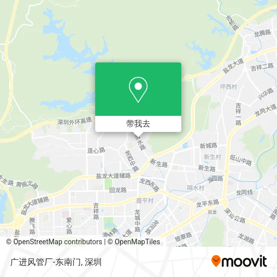 广进风管厂-东南门地图