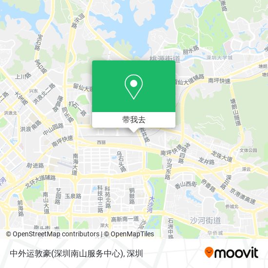 中外运敦豪(深圳南山服务中心)地图