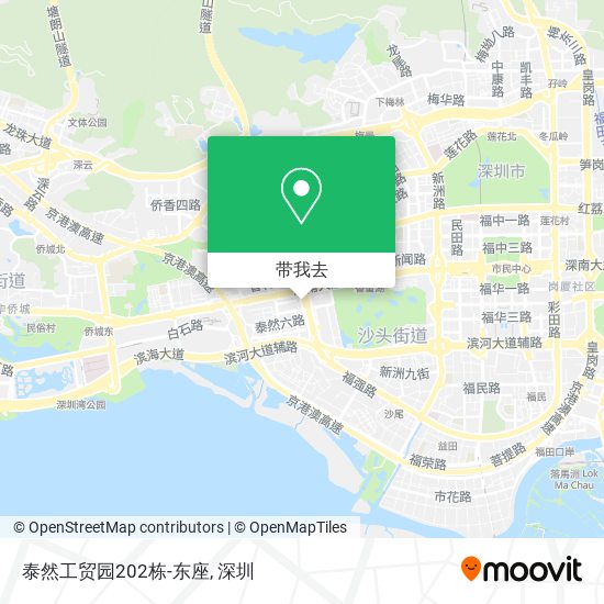 泰然工贸园202栋-东座地图