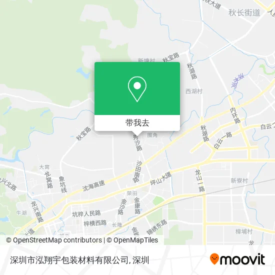 深圳市泓翔宇包装材料有限公司地图