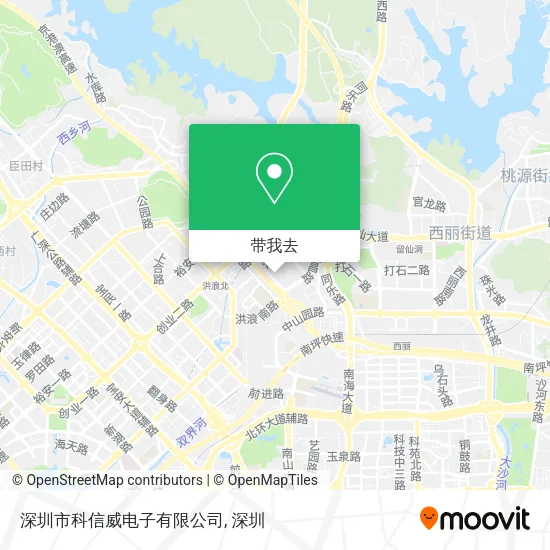 深圳市科信威电子有限公司地图