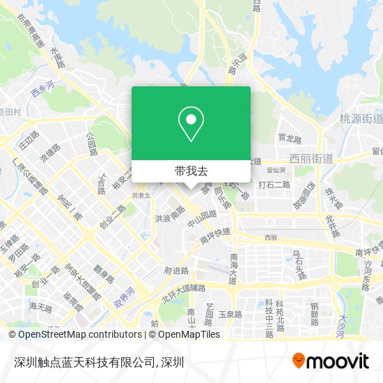 深圳触点蓝天科技有限公司地图