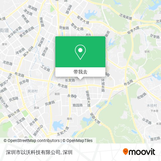 深圳市以沃科技有限公司地图