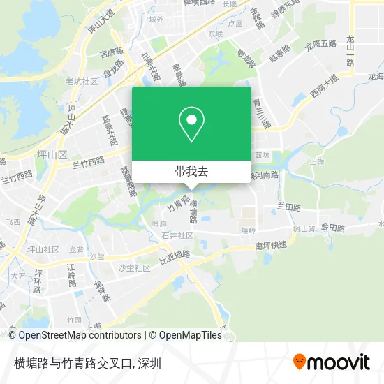 横塘路与竹青路交叉口地图